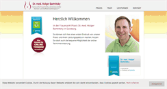 Desktop Screenshot of dr-bartnitzky.de